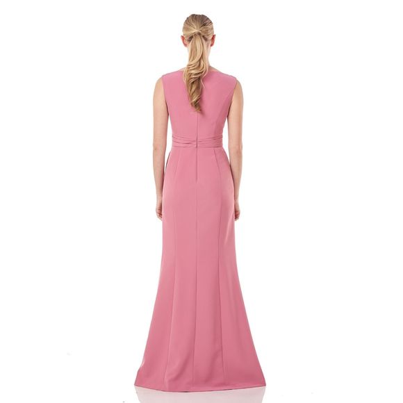 NWT Kay Unger Sansa Stretch-Crepe Gown Size 8 $318 - Picture 2 of 10